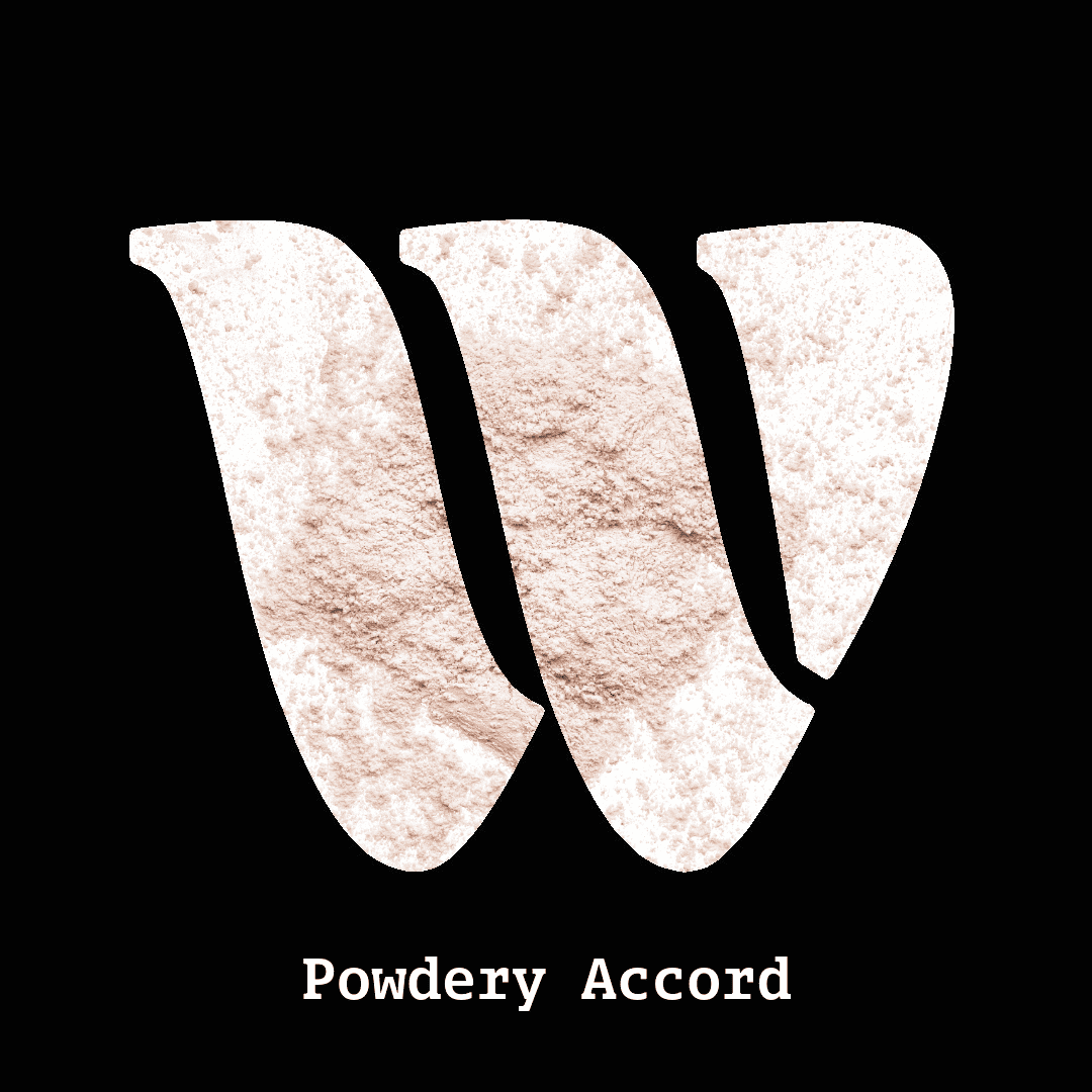 Powdery accord note